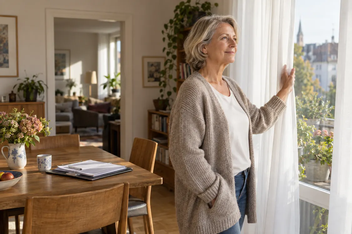 Heller Wohnraum als Symbol für eine anstehende Immobilienentscheidung
